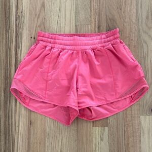 New Lulu Lemon Women's Pink Athletic Shorts
